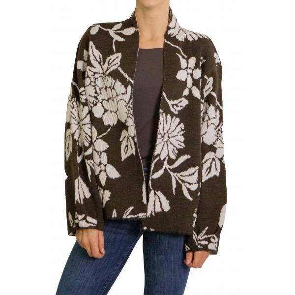 Cardigan aperto fantasia 